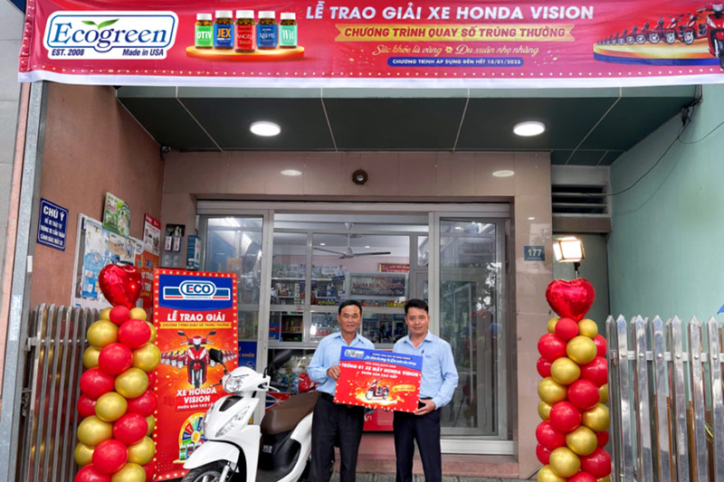 ECOGREEN dong hanh gan bo voi nguoi tieu dung Viet trong hon thap ky qua rat nhieu chuong trinh tri an y nghia.