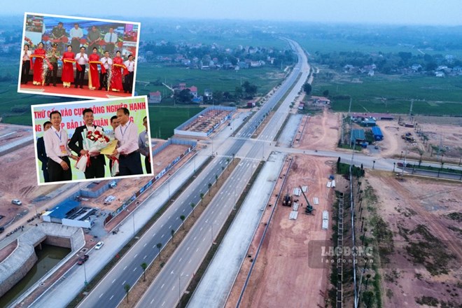 Tuyen duong vanh dai 5, huyen Phu Binh vua duoc khanh thanh moi day. Anh: Nguyen Hoan.
