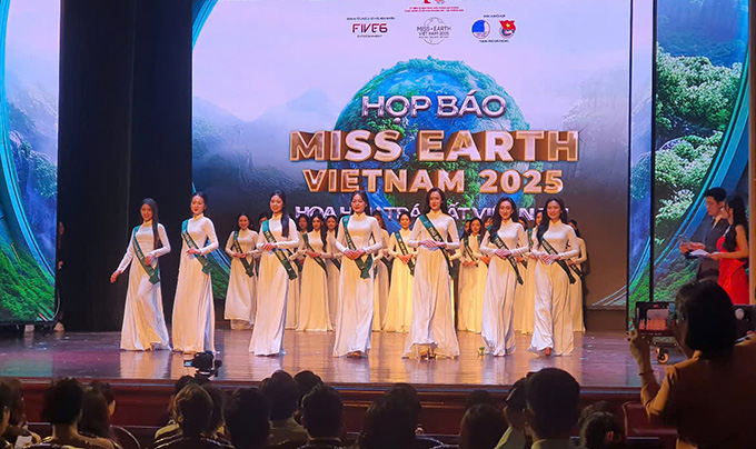 Los concursantes participaron en la señorita Vietnam Miss 2025 - Miss Earth Vietnam 2025. Foto: Mai Chi