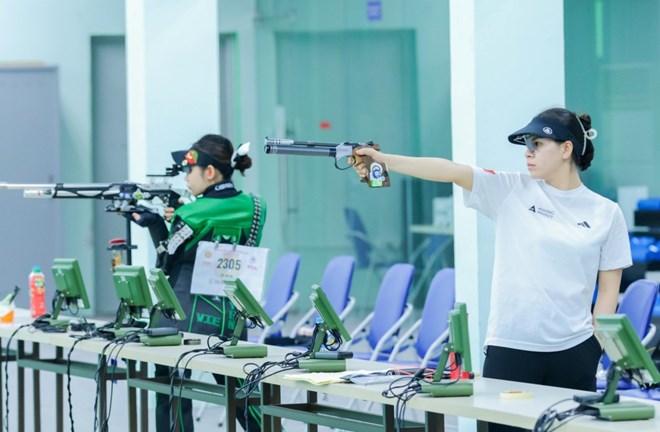 Vietnamese shooting is expected at the 33rd SEA Games. Photo: Bui Luong