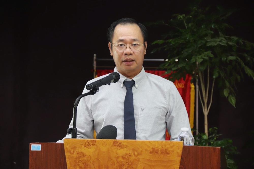 Mr. Vu Quang Hung, Head of the Management Board of Da Nang High-Tech Park and Industrial Parks. Photo: Nguyen Linh