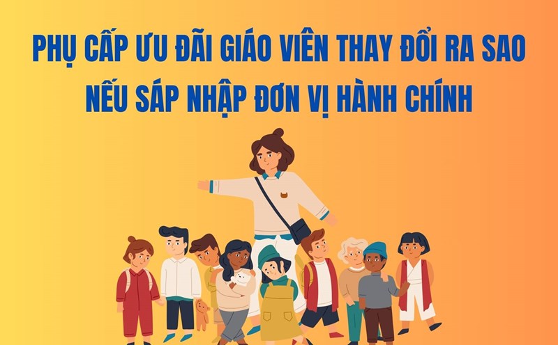 How will the preferential allowance for teachers change if administrative units are merged