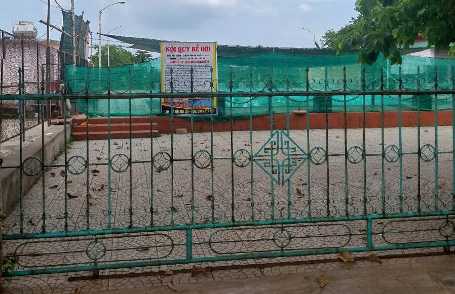 Piscina donde ocurrio el incidente. Foto: Xuan Hoan