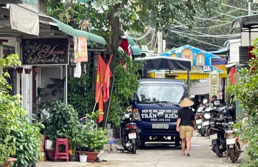 El area de la casa donde V.N.H.A fue encontrado muerto. Foto: Mai Cuong