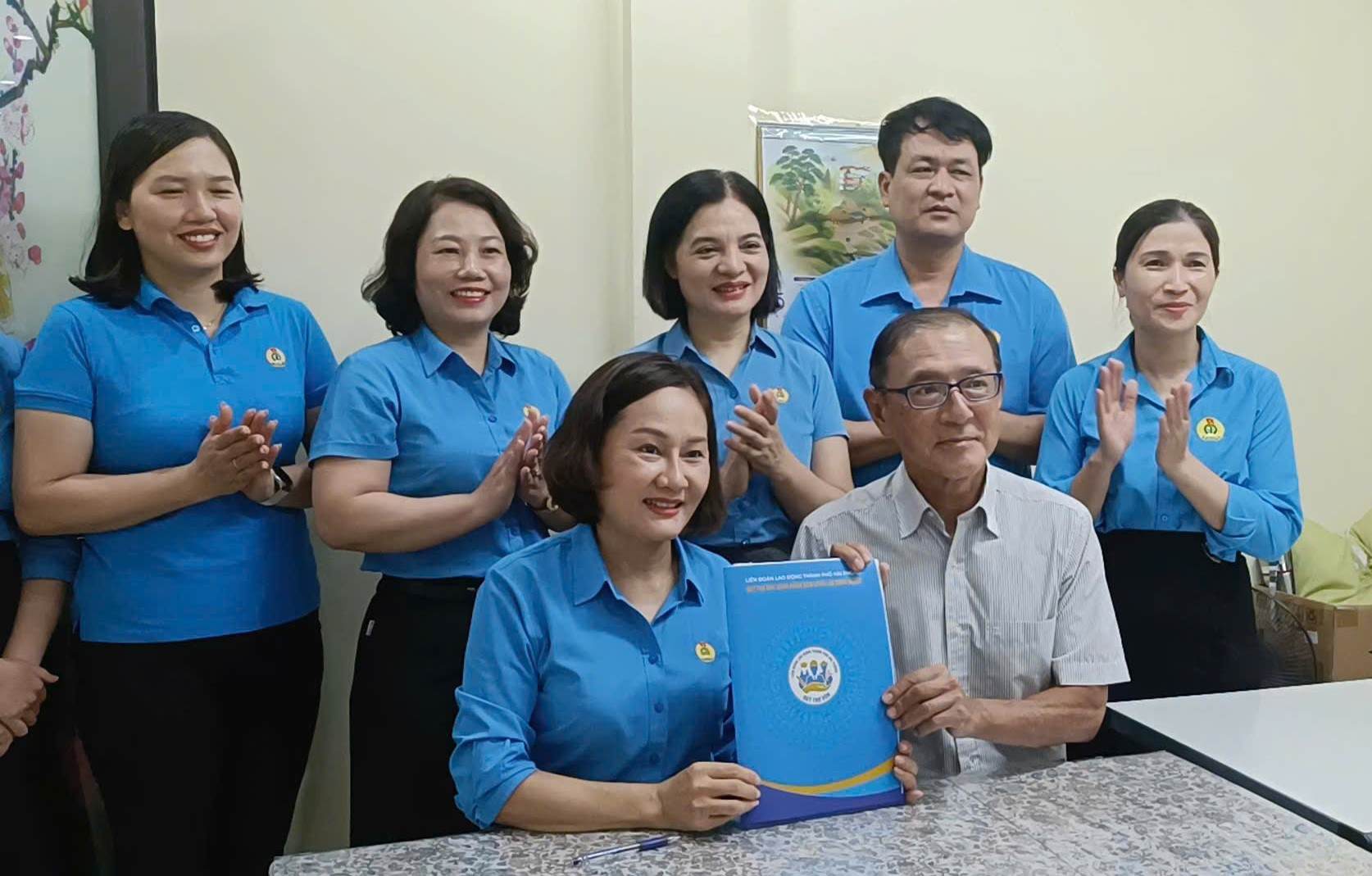 HAI Phong Capital Support Fund firmo un acuerdo sobre miembros del sindicato. Foto: Mai Dung