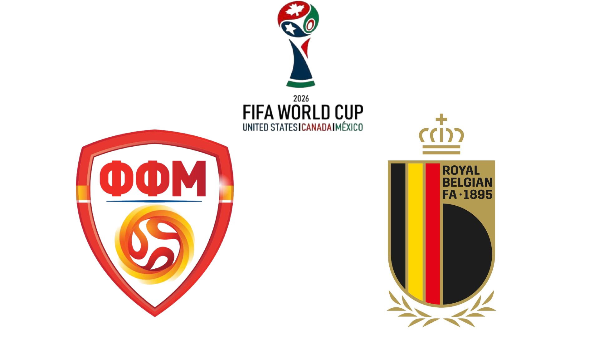 Macedonia del Norte se enfrento a Belgica en el clasificatorio de la Copa Mundial 2026. Grafico: Van An