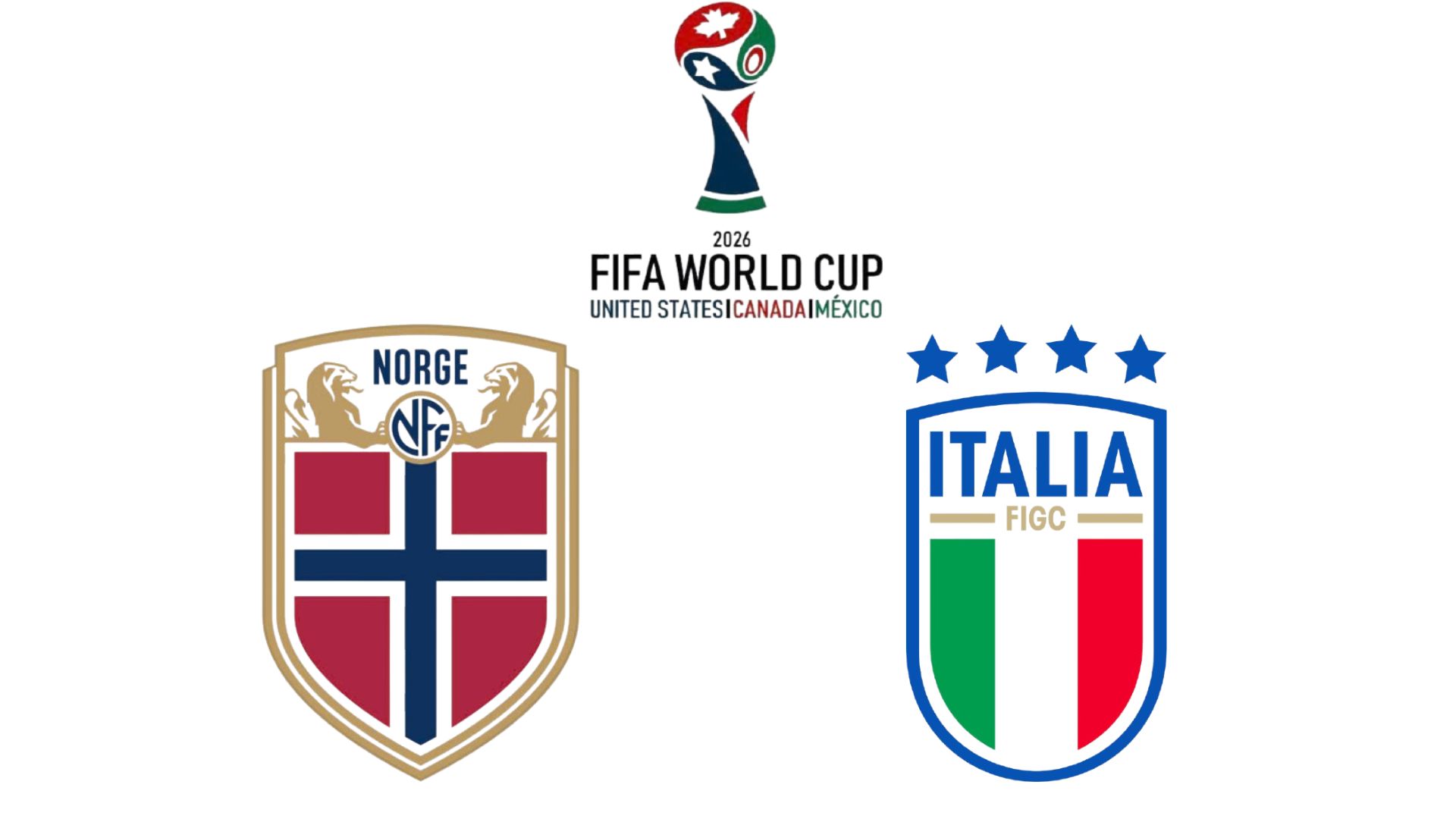 Noruega confronta a Italia en el clasificatorio de la Copa Mundial 2026. Graficos: Van An