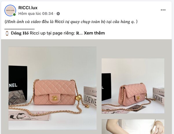 Ricci.lux vende publicamente una gran marca de moda, solo se vende en linea para evitar las autoridades.