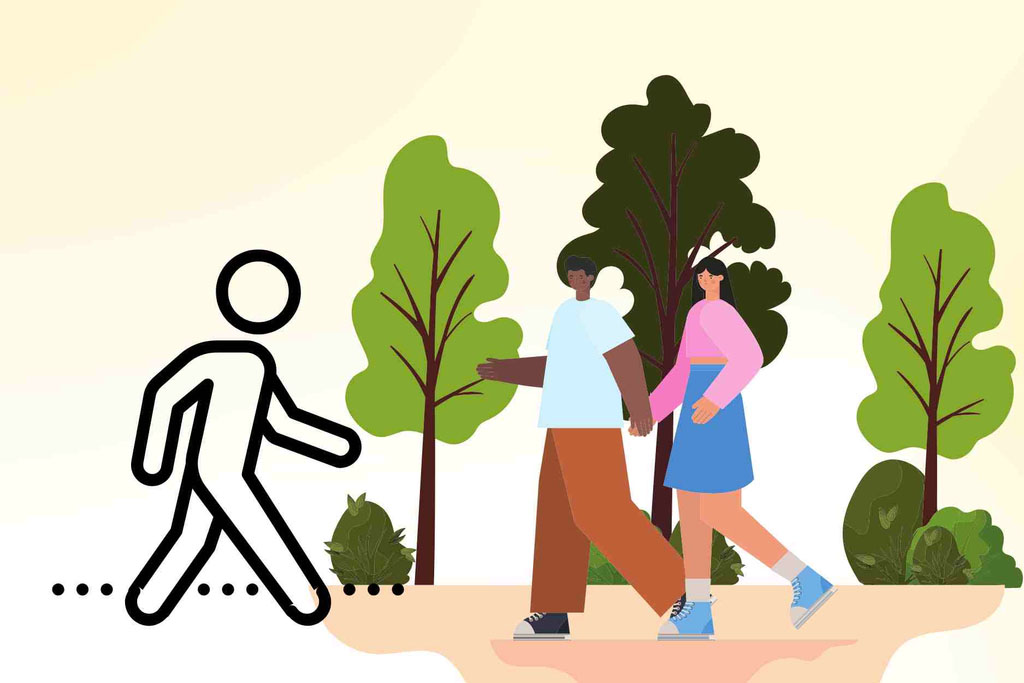 Mistakes when walking can promote aging. Graphics: Dinh Dinh