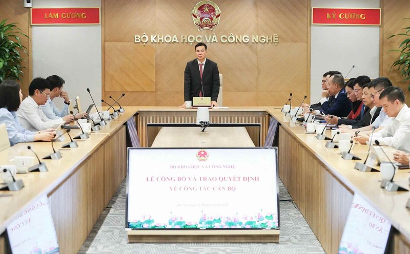 The Ministry of Science and Technology appoints leaders of 6 units