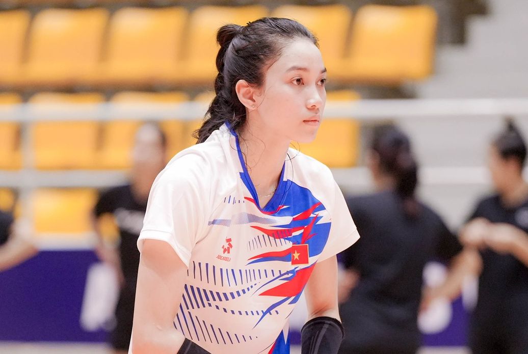 El propietario Nguyen Thi Phuong es el factor esperado del equipo de voleibol femenino vietnamita en AVC Nations Cup 2025. Foto: Vietnamita Voleibol