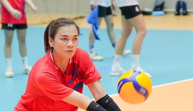Tuyen bong chuyen nu Viet Nam dat trang thai tot nhat de buoc vao tranh tai o AVC Nations Cup 2025. Anh: Bong chuyen Viet Nam