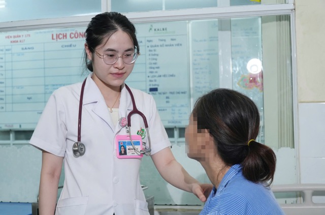 Patient with whole-body bleeding, rare disease. Photo: Provided by the hospital