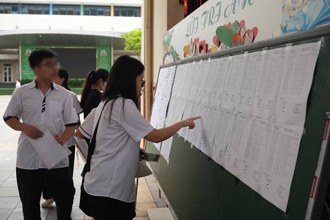 495 thí sinh vắng mặt trong buổi làm thủ tục dự thi lớp 10 ở Hà Nội