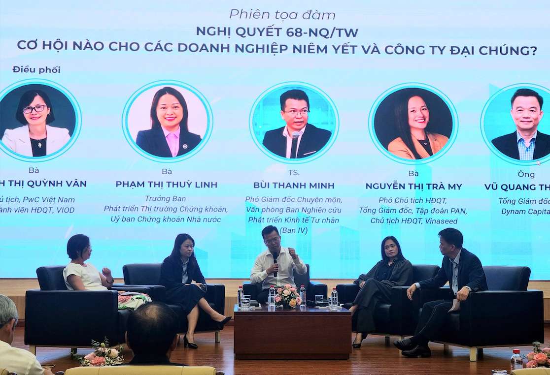 Segun los expertos, la Resolucion 68 ha demostrado la determinacion del estado en la promocion del sector privado fuerte y sostenible. Foto: Tuyet Lan