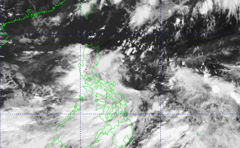 The low pressure near the East Sea is forecast to strengthen into a tropical storm in the next few days. Satellite photo: Pagasa