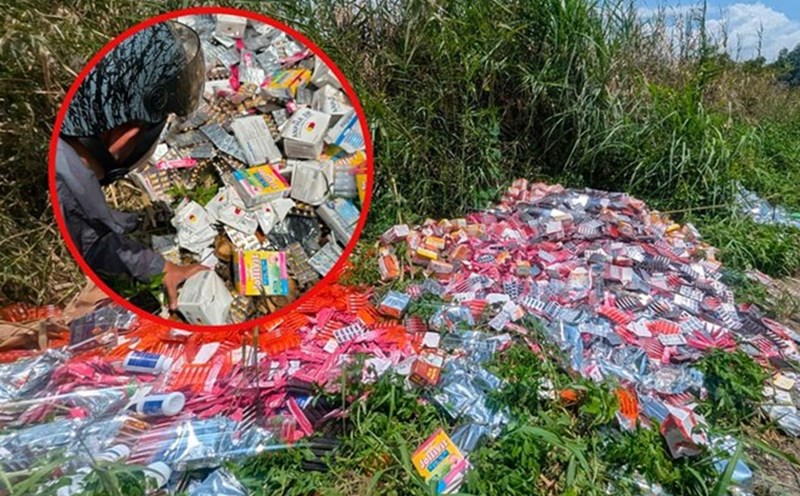 A large amount of expired drugs and functional foods discovered illegally in Ho Chi Minh City Photo: Anh Tu