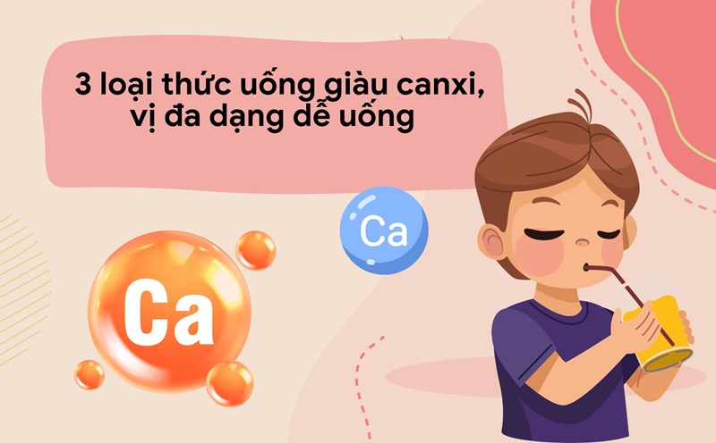 Milk and dairy products are rich in calcium, which is good for health. Graphic photo: HUENG SON