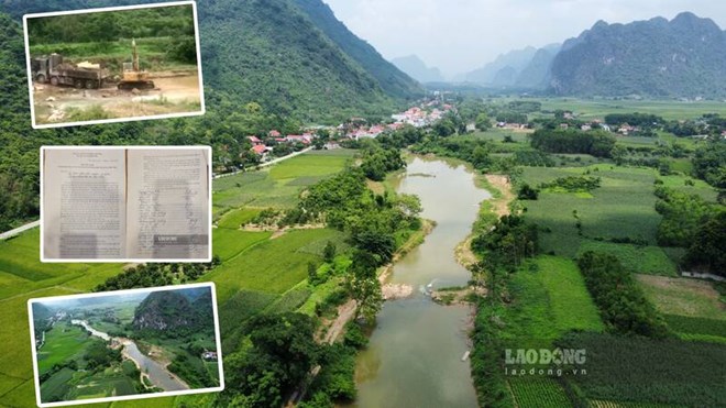 Loạt đơn thư yêu cầu dừng khai thác cát trên sông Rong