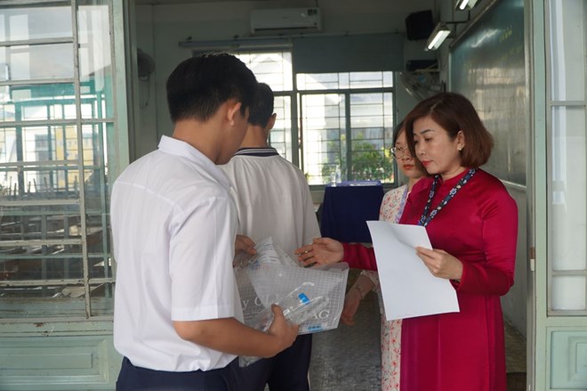 Thi sinh du thi vao lop 10 TPHCM nam 2025. Anh: Chan Phuc
