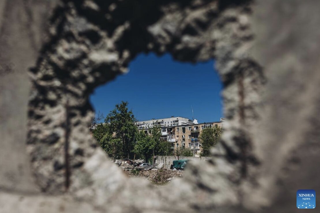 Kharkiv, la segunda ciudad mas grande de Ucrania, acaba de ser atacada por Rusia. Foto: Xinhua