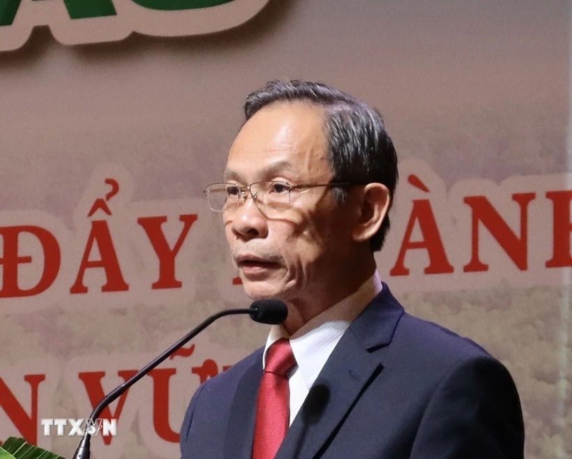 Mr. Tran Ngoc Thuan - former Chairman of the Board of Directors of the Vietnam Rubber Industry Group - was disciplined by being expelled from the Party. Photo: VNA