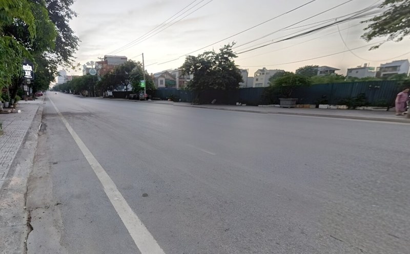 Phan Dinh Phung Street, Thai Nguyen City will be renovated. Photo: Le Thanh Tung.
