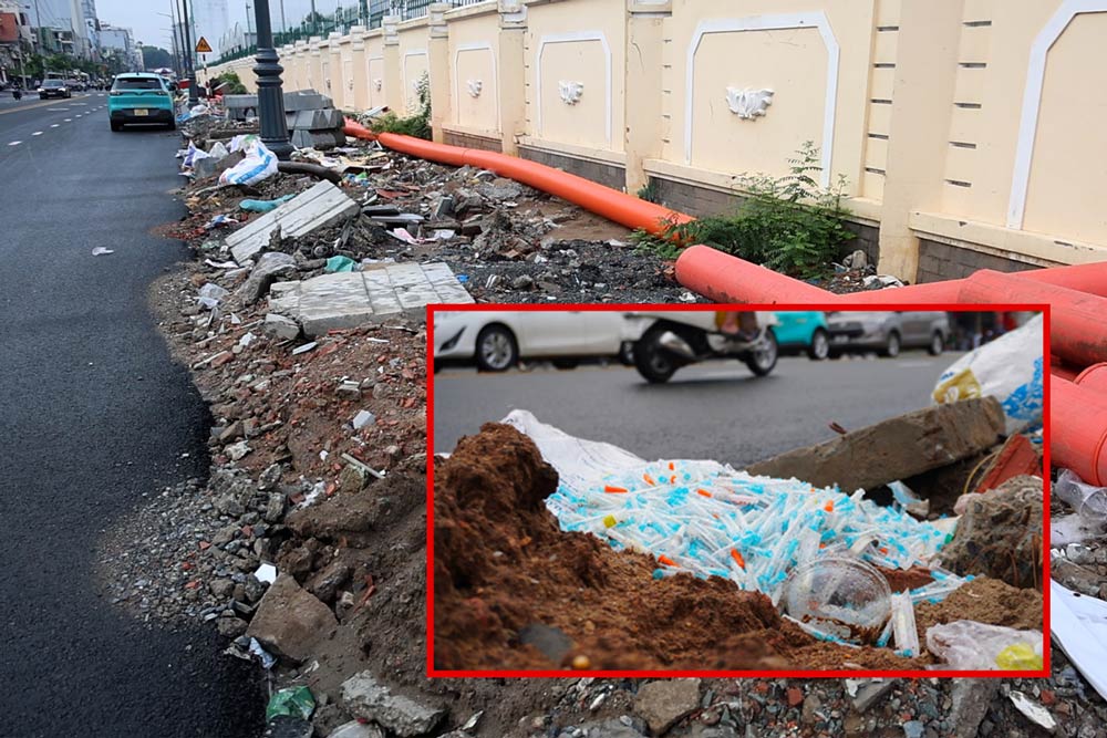 La nueva carretera es de casi 300 mil millones de dong que conecta la estacion T3 T3 en Tan Son Nhat, que aparece lleno de agujas