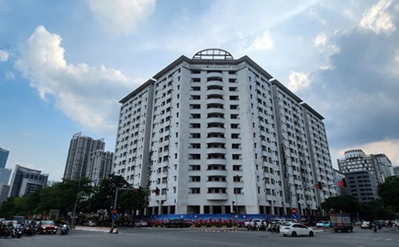 Hanoi restarted the N01 resettlement housing project in Cau Giay district. Photo: Minh Hanh