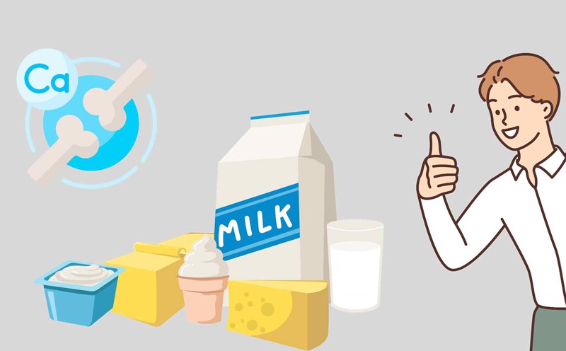 Proper calcium supplementation is good for the elderly. Graphics: Ha May