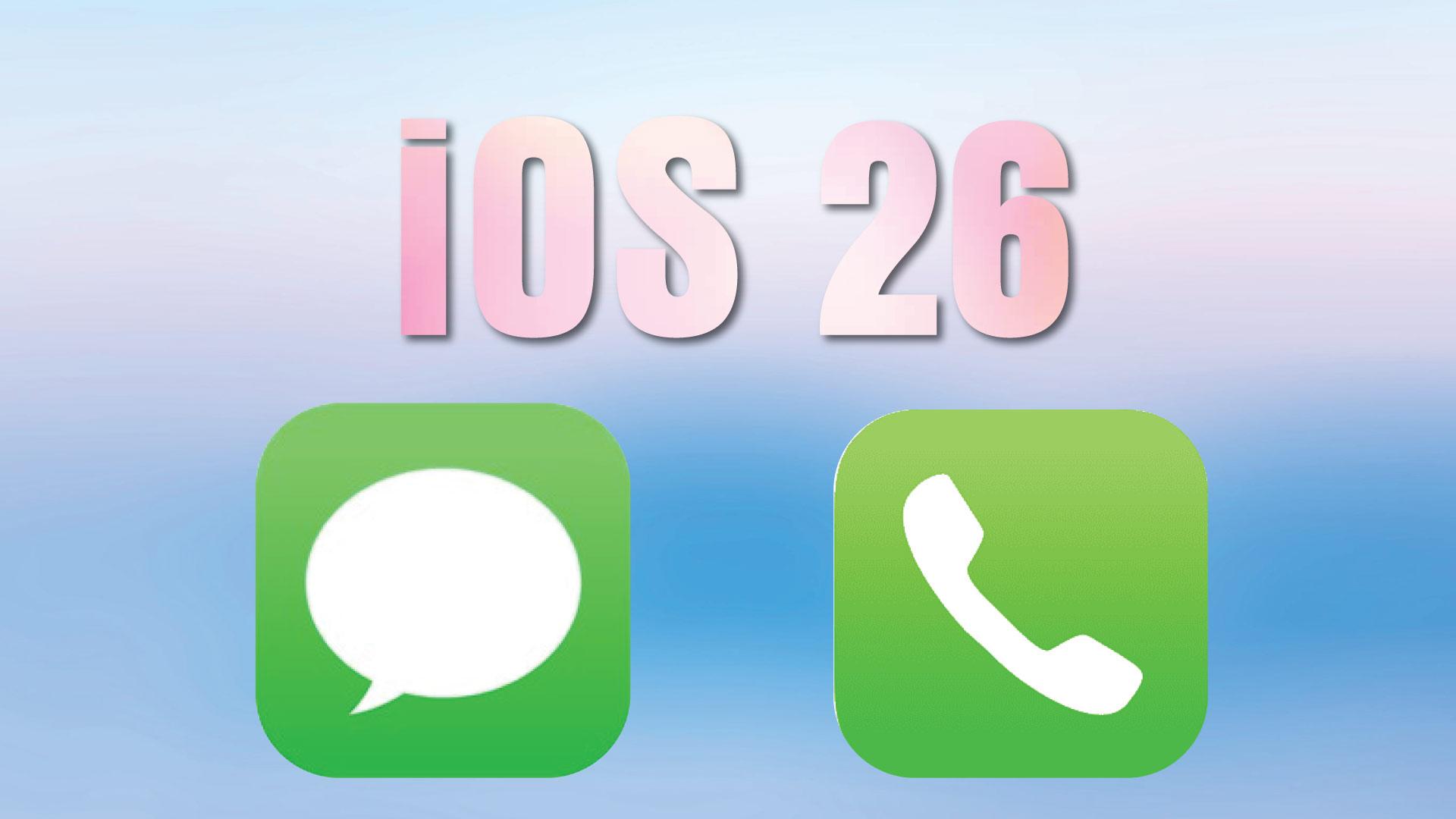 Apple tendra algunos cambios para el mensaje y la aplicacion de telefono en iOS 26. Graficos: Dinh Dinh Dinh