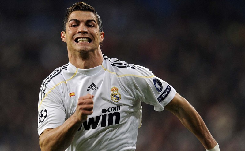 Ronaldo when he was playing for Real Madrid. Photo: AFP