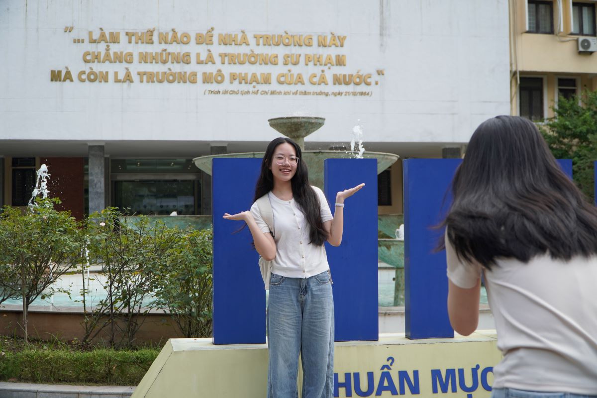 Năm nay, các ngành sư phạm tiếp tục tăng sức hút, tỉ lệ cạnh tranh tăng cao. Ảnh: Anh Đức