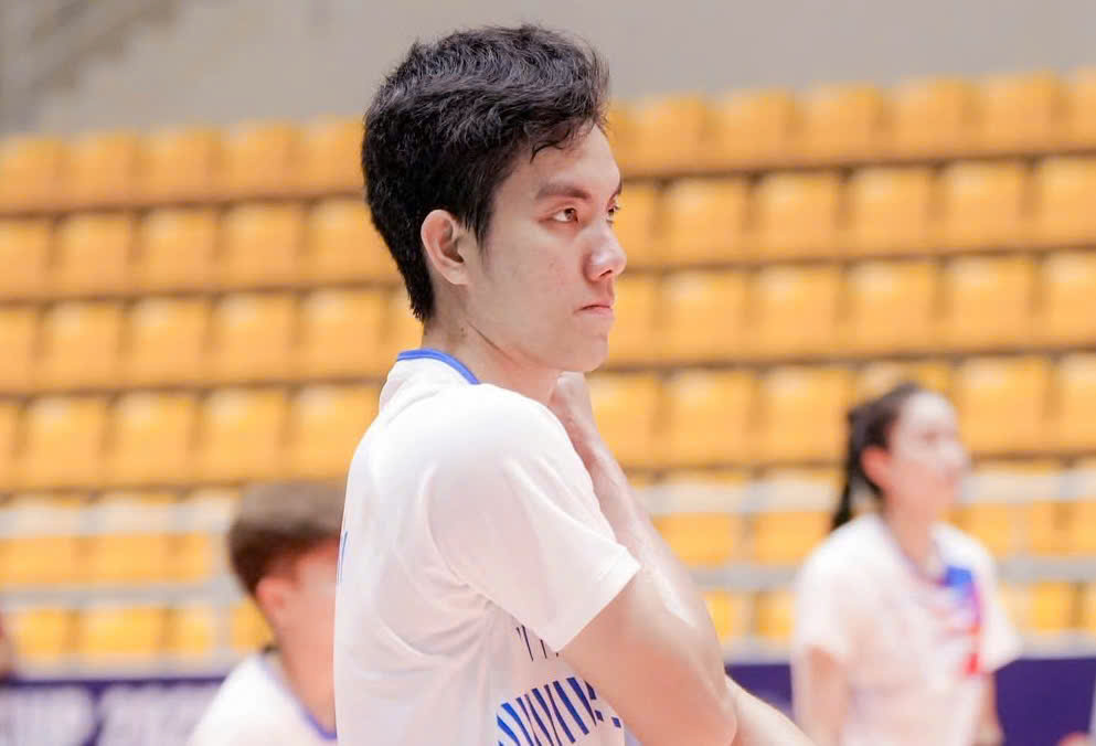 El paso de Bich Tuyen no se ha recuperado completamente. Foto: voleibol vietnamita