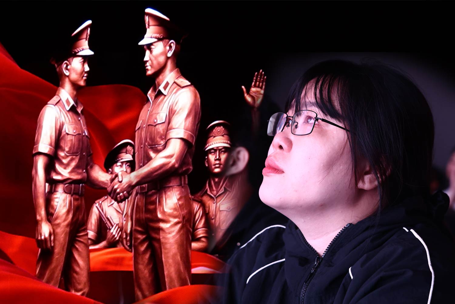 La gente fue conmovida por el recuerdo de los sacrificios de los candidatos