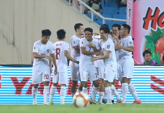 Indonesia se reunira con Japon en el ultimo partido de los clasificatorios de la Copa Mundial 2026 en Chau A. Foto: Minh Dan