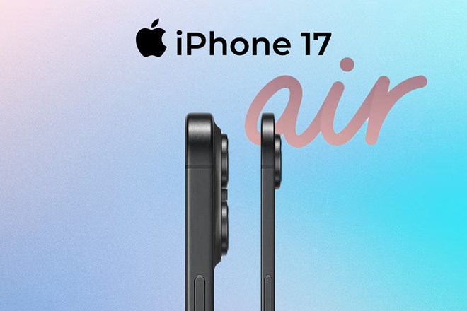 iPhone 17 Air - siêu phẩm mỏng nhất lịch sử Apple lộ diện