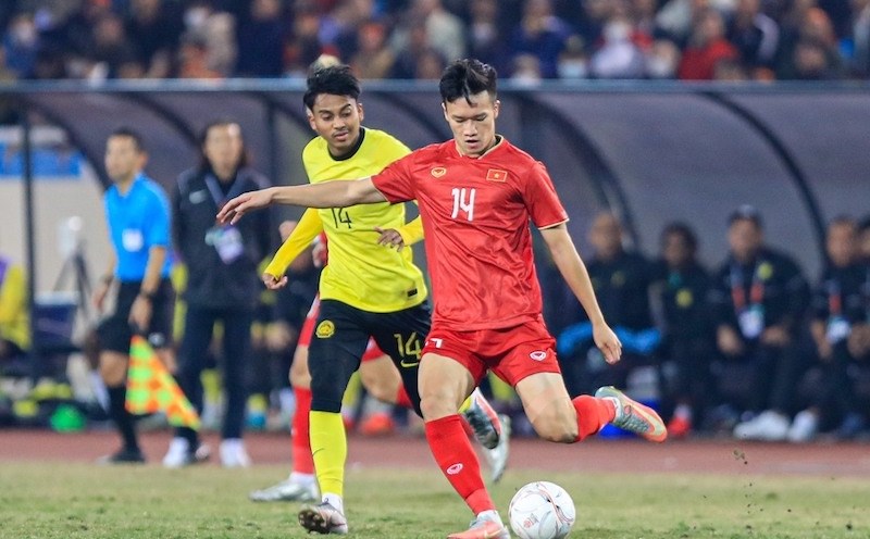 The Vietnamese team has been unbeaten against Malaysia for the past 10 years. Photo: VFF