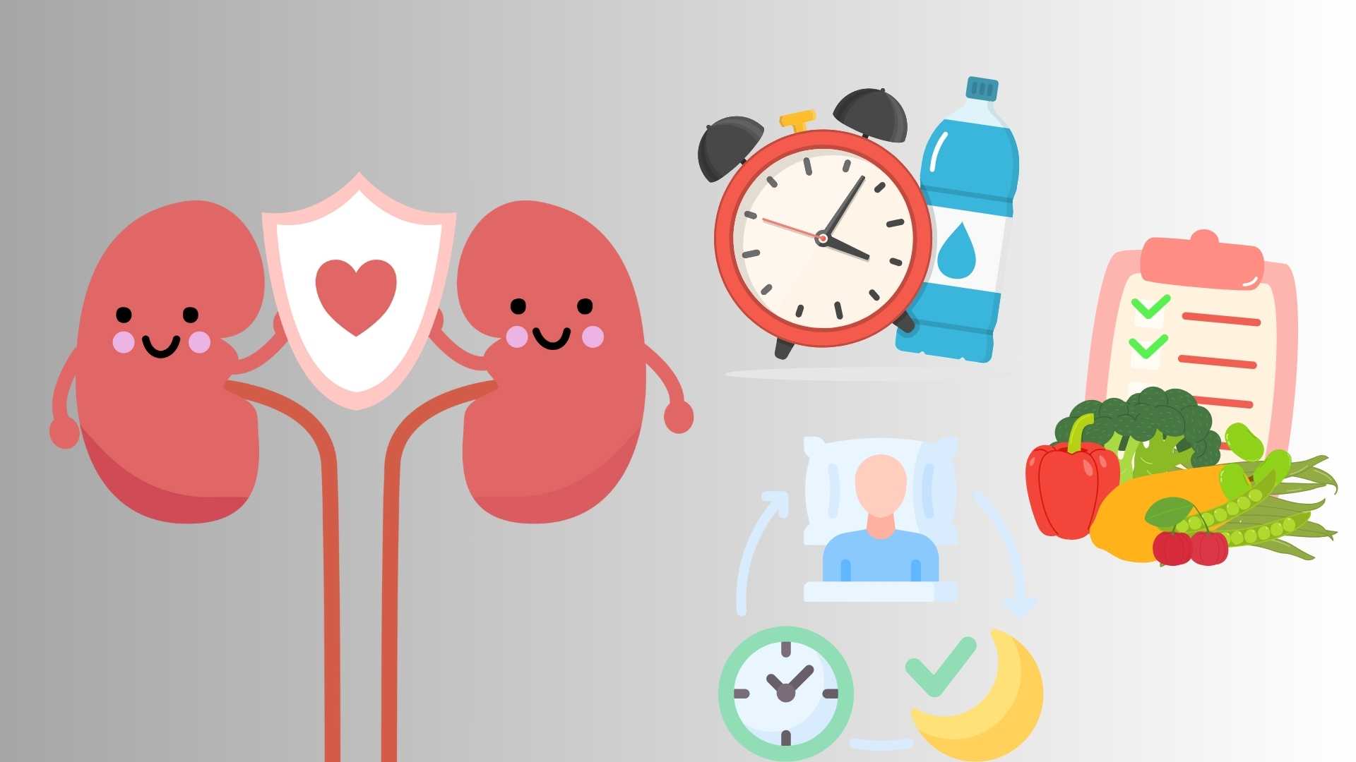 Some habits can help nourish and protect the kidneys. Graphics: Ha May