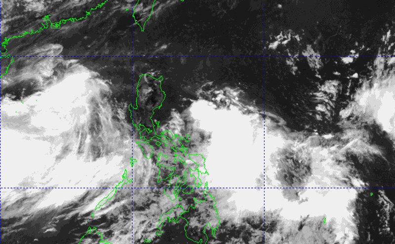 The low pressure in the East Sea is likely to strengthen into a tropical depression or tropical storm in the next 24 hours or a few days. Satellite photo: Pagasa