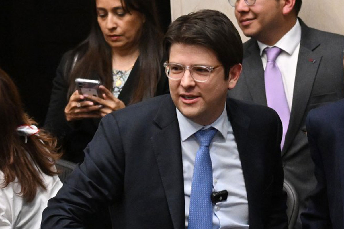 El candidato presidencial de Colombia Miguel Uribe. Foto: AFP