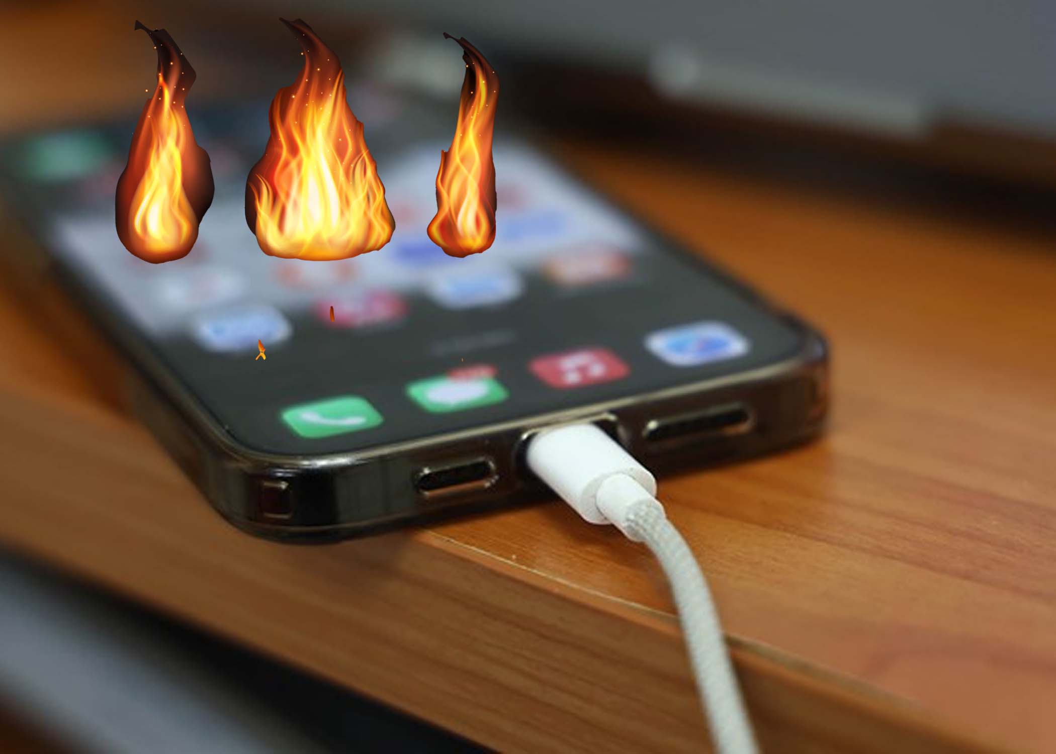 A series of reasons for unusually hot smartphones. Graphics: Cat Tien