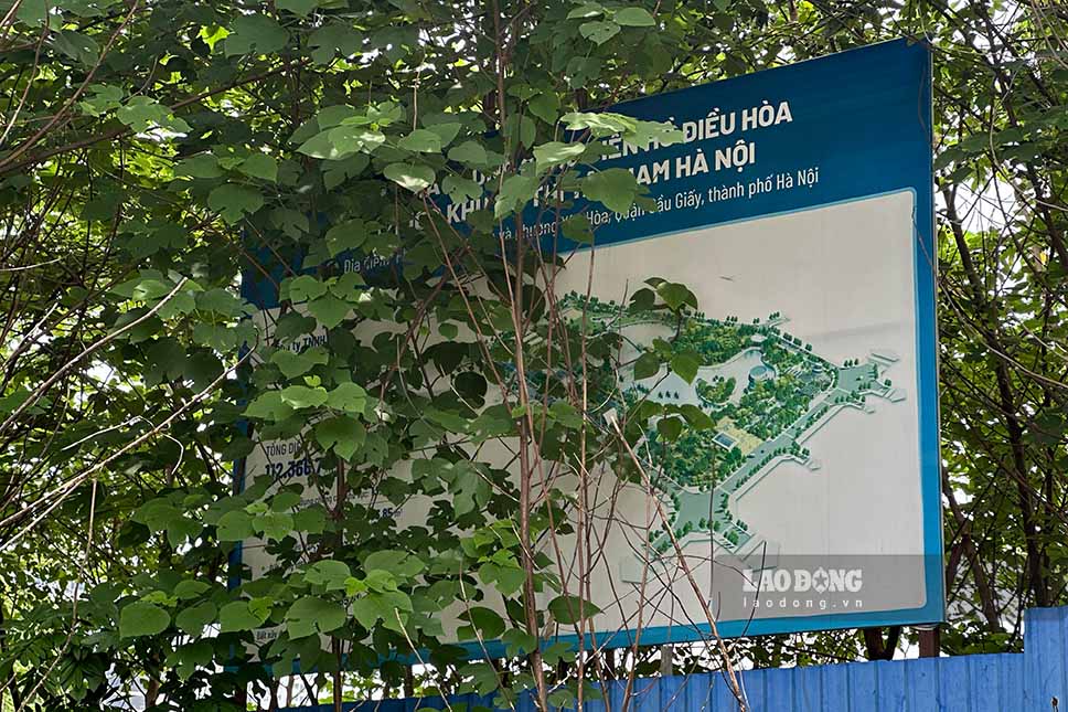 Dự án Công viên nghìn tỉ ở Tây Nam Hà Nội sau 15 năm vẫn chỉ là bãi cỏ dại. Ảnh: Đinh Thiện