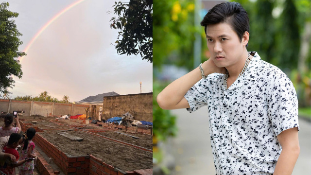 Quach Ngoc Tuyen de la pelicula "Flip Face" revelo la construccion de una casa para padres en el campo. Foto: personaje proporcionado