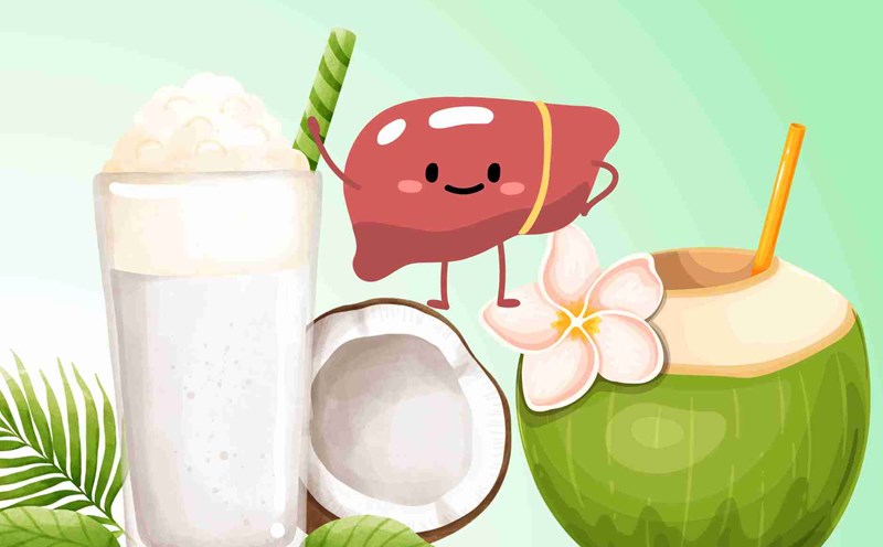 The golden time to drink coconut water to support liver detoxification is the most effective