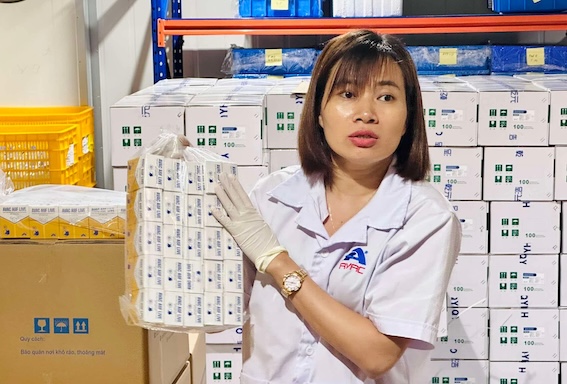 After the Philippines, Indonesia is the second country to introduce the African swine fever vaccine in Vietnam. Photo: Thuy Linh.