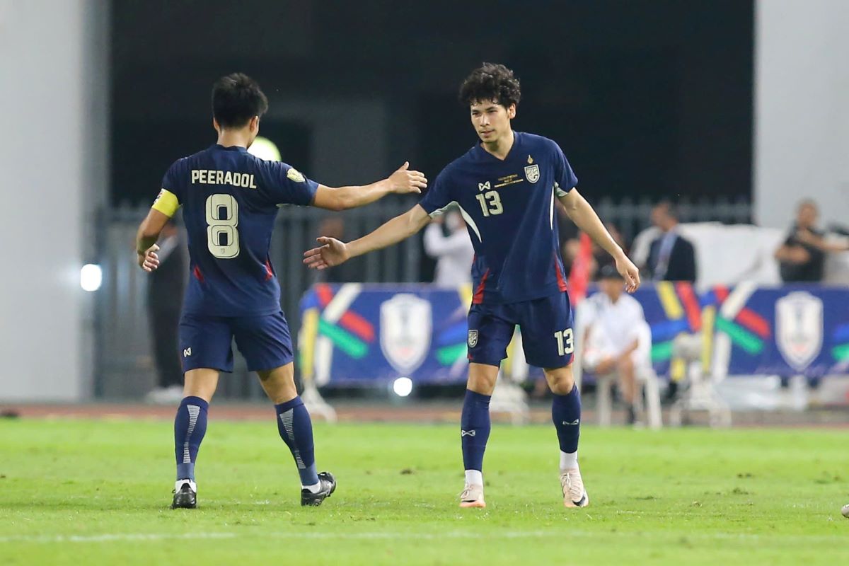 El equipo tailandes enfrenta grandes desafios al ser un invitado en Turkmenistan en el clasificatorio de la Copa Asiatica 2027. Foto: Thanh Vu Vu