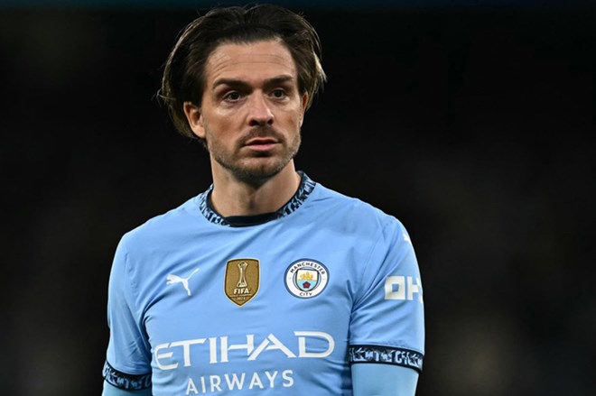 Jack Greealish no tiene lugar en Man City.  Foto: AFP