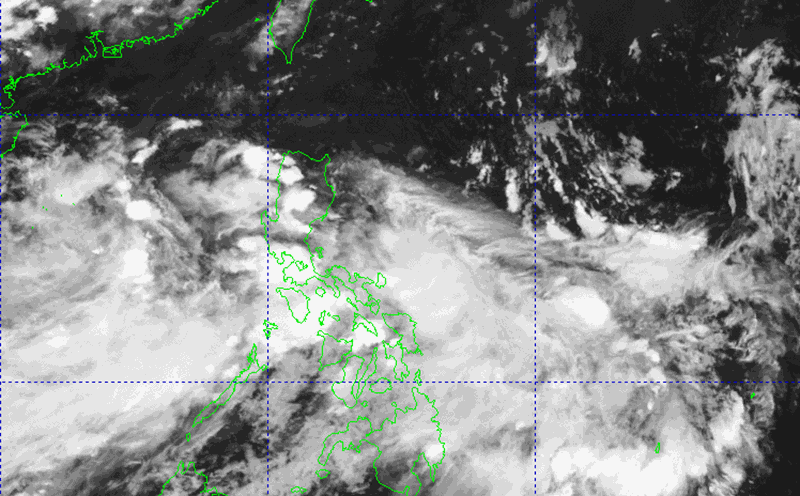 Updated location of the low pressure in the East Sea. Photo: Pagasa
