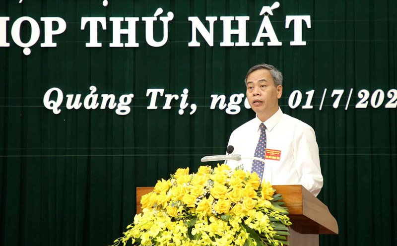 Mr. Nguyen Dang Quang holds the position of Chairman of the People's Council of Quang Tri province. Photo: Cong Sang